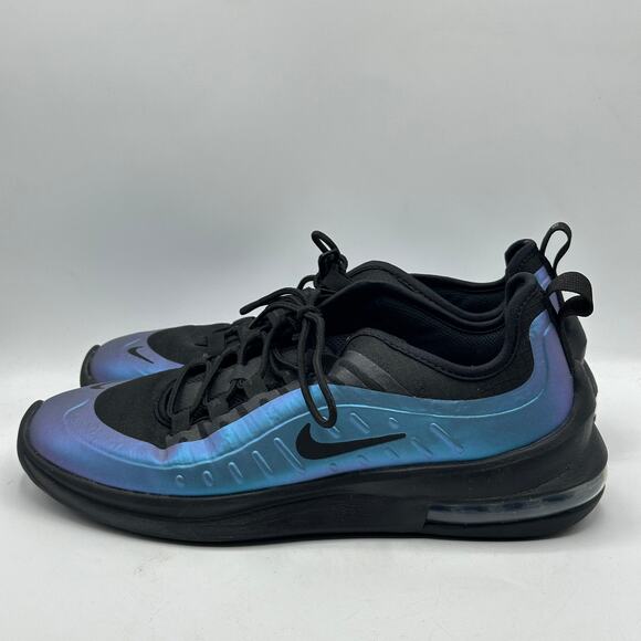 NIKE AIR Maxi Axis Throwback Future Sneaker Black Racer Blue Sz 9.5 - Picture 4 of 7